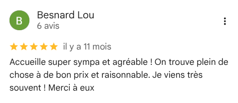 Avis client Google 11