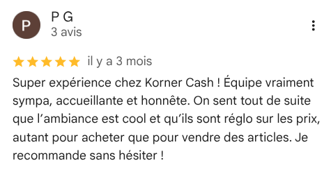 Avis client Google 3