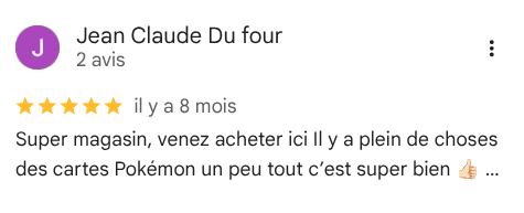 Avis client Google 7