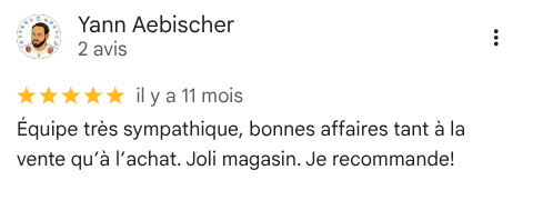 Avis client Google 9