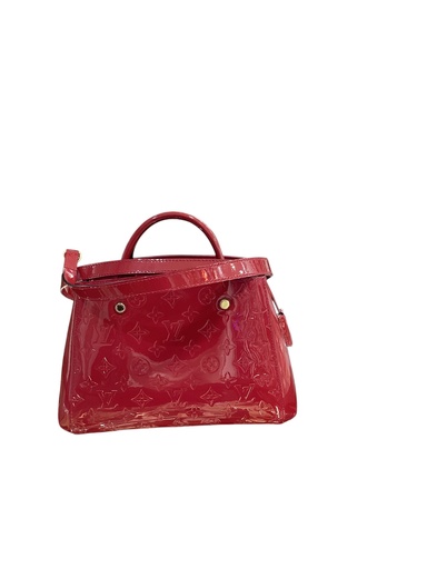 SAC LV ROUGE VERNIS LEATHER